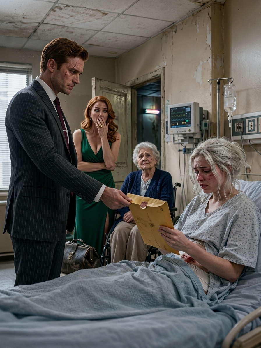 J’ai donné un rein à ma belle-mère, je me suis réveillée dans une salle d’hôpital oubliée, le flanc en feu, sans personne pour me tenir la main, puis j’ai vu mon mari déposer les papiers du divorce sur ma plaie chirurgicale encore fraîche, tandis que sa mère riait, disant que je n’avais jamais servi qu’à ce qu’on pouvait me prélever. Et juste au moment où sa maîtresse enceinte levait sa main de diamant comme si elle avait déjà gagné, le chirurgien transplanteur est entré, les a regardés tous les trois avec un calme glaçant, et a prononcé les mots qui ont fait s’effondrer sur-le-champ leur petite trahison parfaite.