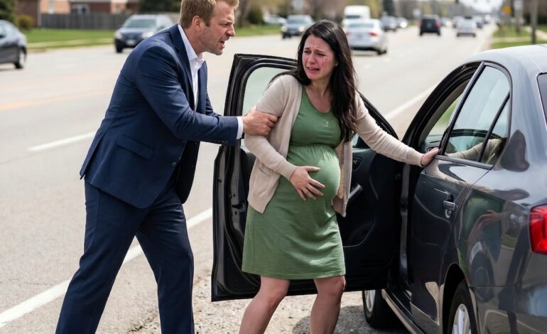 Meu marido me arrancou do carro quando implorei para que ele parasse porque minha barriga estava com cólicas. Eu estava grávida de oito meses. Ele disparou: “Já estou atrasado. Pare de fingir. Você não está com dor. Vá andando para casa.” Então, ele foi embora e me deixou sozinha na beira da estrada. Ele não fazia ideia do que estava prestes a acontecer. Quando chegou em casa mais tarde, ficou paralisado de choque…