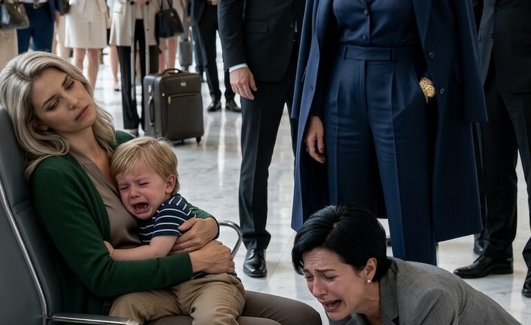 À l’aéroport, j’ai trouvé ma belle-fille assise sur un banc avec mon petit-fils et leurs bagages. Elle m’a dit : « Elle m’a dit que je ne faisais pas partie de votre famille. » J’ai souri et lui ai dit : « Monte dans la voiture. » Il était temps qu’elle comprenne qui détenait le vrai pouvoir…