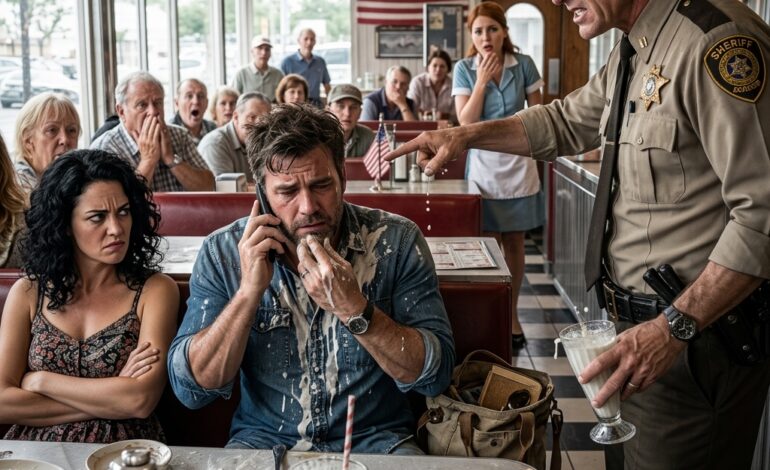 Le shérif m’a traité comme un déchet et m’a renversé un milkshake dessus — il ne savait pas que j’étais un SEAL