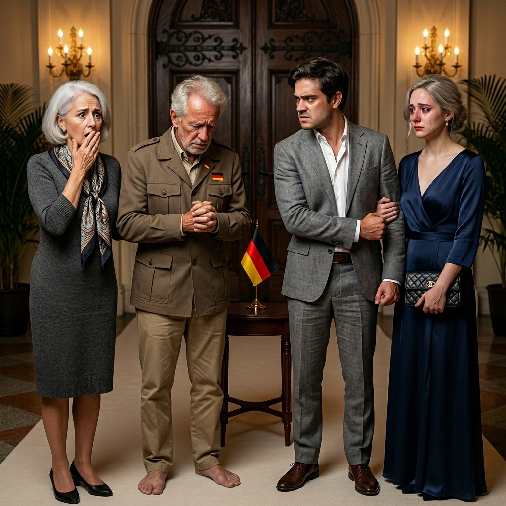 Ein älteres Bettlerpaar tauchte unangemeldet auf der luxuriösen Hochzeit ihres erfolgreichen Sohnes auf und stand während der gesamten Feier schweigend und zitternd am Rand. Die Gäste warfen ihnen abfällige Blicke zu – doch kurz darauf geschah etwas völlig Unerwartetes, das die Stimmung der gesamten Hochzeit für immer veränderte.