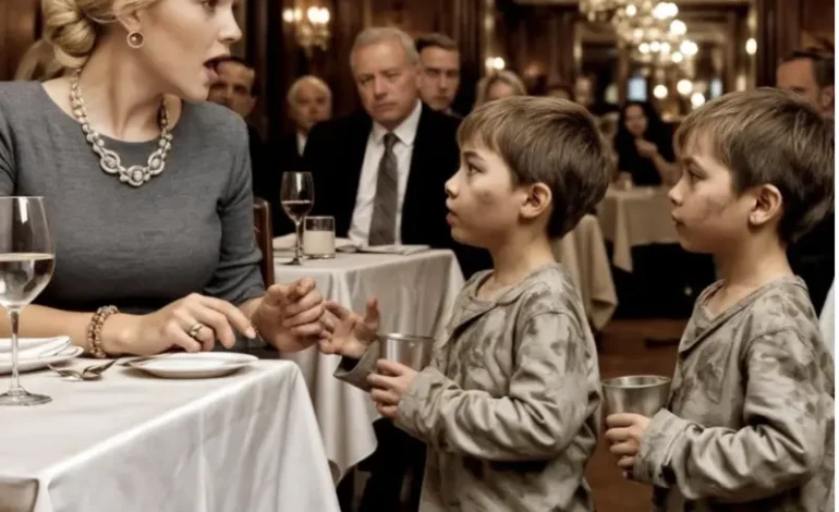 Zwei verschwundene Söhne kehren an einem Restauranttisch zurück