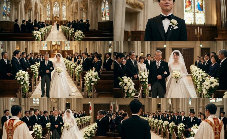 億万長者が祭壇の前で婚約者に結婚の誓いを述べようとしていたその時――教会の扉が激しく開き、みすぼらしい服を着た少年が駆け込んできて、必死に叫んだ。  「この結婚はできません！」  しかし、本当の衝撃はその数分後に始まった。  国中で“最も魅力的な独身男性”と呼ばれていた彼が突然顔面蒼白になり……その少年の前にひざまずいたのだ。😨😲  長いシルクのウェディングドレスをまとった若い花嫁が、カメラのフラッシュを浴びながらゆっくりと祭壇へ向かっていた。  巨大な大聖堂には白いユリの香りと高級な香水の香りが漂い、入口付近では記者たちが興奮気味にこの結婚式を「今年最大のイベント」と呼んでいた。  アレクサンダー・モーガン――国中が憧れる若き実業家であり、最も人気のある独身男性。  彼は祭壇の前に静かに立っていた。