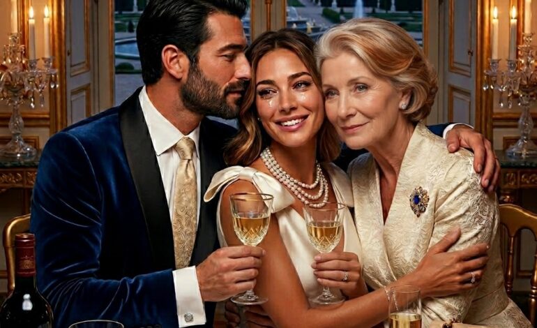 Ma belle-mère s’est assise entre mon mari et moi à la table de mariage — alors je lui ai donné une leçon qu’elle n’oubliera jamais.