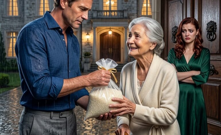 Une mère de 70 ans, désespérée de nourriture, va demander de l’aide à son fils… Mais au lieu d’argent, il lui tend un simple sac de riz et la renvoie sans la moindre chaleur.