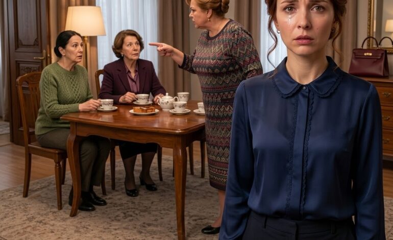 « Je suis venue chez mon fils, et toi, fiche le camp ! » cria la belle-mère. Mais elle resta sans voix lorsque le mari sortit le dossier bleu avec les documents.