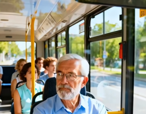 Sie erkennt den Mann im Bus, der ihr Leben für immer verändert hat…