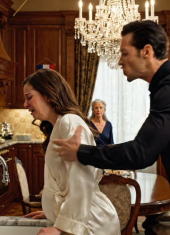 Elle était enceinte de huit mois, son ventre large et lourd, et pourtant elle portait un pull remarquablement fin et usé qui ne lui dépassait presque pas la silhouette.