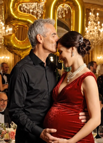 La femme enceinte avec qui mon mari avait une liaison a fait irruption dans ma fête d’anniversaire de 50 ans en portant mon collier de perles disparu – ils ont ri jusqu’à ce que ma belle-mère attrape le micro