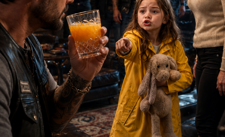 „Alle hielten es für einen ganz normalen Orangensaft – doch ein kleines Mädchen bemerkte etwas, das niemand sonst sehen wollte. Was sie in ihrem Glas entdeckte, löste eine Kette schockierender Ereignisse aus und brachte ein dunkles Geheimnis ans Licht, das jahrelang verborgen geblieben war. Niemand glaubte ihr zunächst, aber genau ihre Aufmerksamkeit und ihr Mut verhinderten eine Tragödie, die das Leben einer ganzen Familie für immer verändert hätte.“