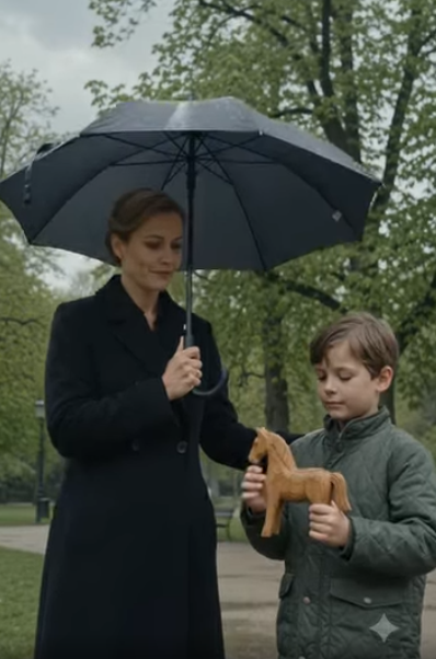 De regenachtige middag waarop een zwijgende jongen met een houten paardje naast het graf van zijn vader stond, terwijl zijn moeder een hartverscheurend geheim verborgen hield dat jarenlang hun leven had bepaald en uiteindelijk een familiegeschiedenis van verraad, verlies, schuldgevoel en onverwachte vergeving aan het licht bracht