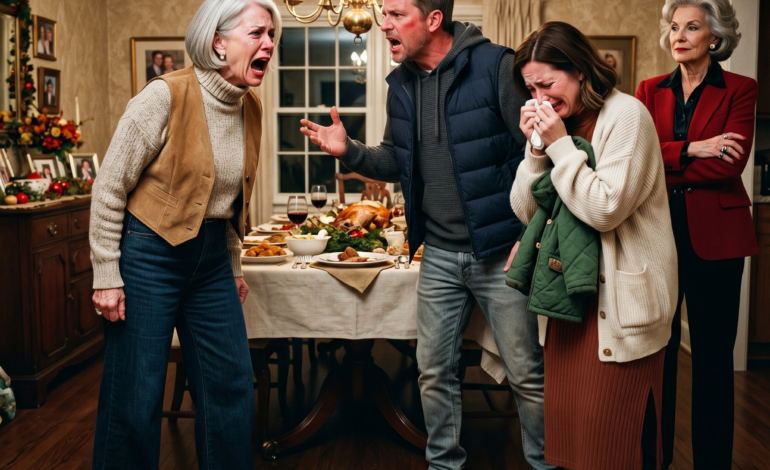 Als während eines scheinbar friedlichen Familienfestes eine zerbrochene Kristallschale auf dem Boden lag, eine Mutter vor Wut schrie, ein Sohn seine eigene Schwester beschuldigte, eine verzweifelte Frau unter Tränen das Haus verlassen wollte und eine eiskalte Wahrheit ans Licht kam, die drei Generationen durch Lügen, Verrat und ein verschwundenes Kind miteinander verband
