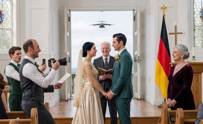An meinem Hochzeitstag arrangierte meine Mutter ein Flugzeug, das über der Kirche kreisen sollte, mit einer Botschaft, die mich demütigen sollte. Dann, gerade als die Gelübde begannen, stand sie auf und machte eine private Behauptung, die sie nicht laut aussprechen durfte. Mein Vater ging mit einem Umschlag zu meinem Verlobten und sagte: “Fünfzigtausend Dollar, wenn du jetzt gehst.” Mein Bruder hielt sein Handy hoch, als wäre mein Schmerz Familienunterhaltung. Sogar mein Essteller war für einen letzten “Witz” vorgesehen. Das Gesicht meines Mannes wurde kalt, aber ich lächelte nur, drückte seine Hand und ließ sie die Show beenden, von der sie glaubten, sie kontrollieren sie. Drei Wochen später, als ihre Anrufe direkt auf die Mailbox gingen, verstanden sie endlich, dass ich die Kirche nicht mit leeren Händen verlassen hatte.