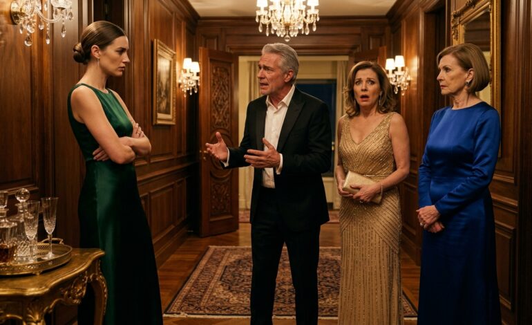 Ich ging mit meiner Mutter zu einer luxuriösen Wohltätigkeitsgala, um meinen Vater zu unterstützen. Dann trat ein Milliardär, den ich noch nie getroffen hatte, an der Bar neben mich und sagte: „Ihr Vater ist oben bei meiner Frau.“ Als ich zwei Minuten später die Tür öffnete, wurde mir klar, dass die Frau, die ihm zu nahe stand, nur das erste in unserer Familie war, das direkt vor unseren Augen verborgen geblieben war.