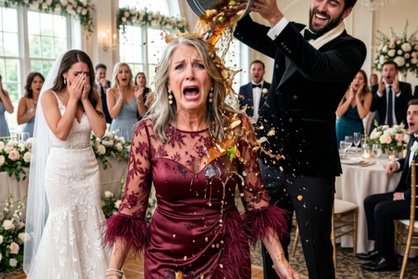 Während die Gäste die perfekte Hochzeit feierten, enthüllte ein lachender Bräutigam vor allen Anwesenden das dunkelste Geheimnis seiner zukünftigen Schwiegermutter, verwandelte den schönsten Tag in ein öffentliches Drama und zerstörte jahrzehntelange Lügen in wenigen Sekunden