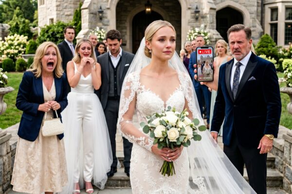 Als die Braut schweigend vor dem Schloss stand und Millionen Zuschauer glaubten, sie erlebe den schönsten Tag ihres Lebens, ahnte niemand, dass ein einziger Livestream eine jahrzehntelang verborgene Wahrheit enthüllen, eine mächtige Familie zerstören und die Hochzeit in einen Skandal verwandeln würde, über den das ganze Land noch Jahre später sprechen sollte