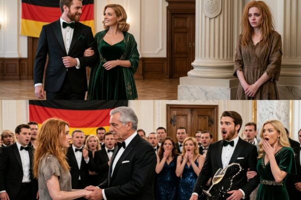 “Mein Mann versuchte, mich bei einer Milliardärsgala zu verstecken, weil ihm mein “billiges” Kleid peinlich war … aber weniger als zehn Minuten später brach seine Karriere zusammen, als sein Chef die Halskette um meinen Hals bemerkte und enthüllte ein dreißigjähriges Geheimnis, das niemand in diesem Ballsaal kommen sah.