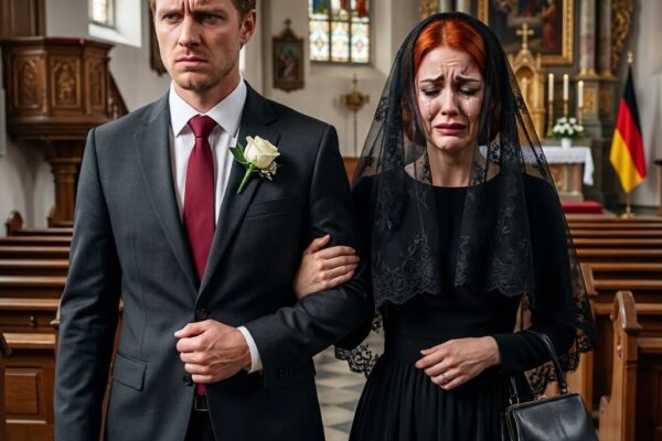 Mein Hochzeitstag wurde zum Schock meines Lebens, als meine Verlobte plötzlich in einem schwarzen Kleid erschien und eine Atmosphäre schuf, die niemand erklären konnte – doch was meine Mutter in diesem Moment enthüllte, brachte ein verborgenes Geheimnis ans Licht, das alles veränderte, woran ich über unsere Liebe und unsere Zukunft geglaubt hatte.