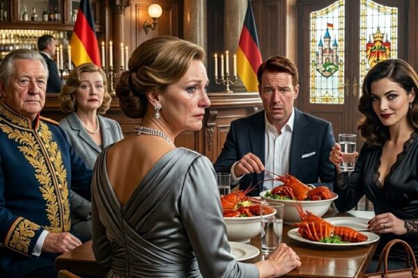 Meine Schwiegertochter bestellte Hummer für ihre Familie, während sie mir nur ein Glas Wasser gab, dann sagte mein Sohn, ich solle meinen Platz kennen – bis der Restaurantbesitzer aus der Küche kam und der ganze Raum endlich erfuhr, wer ich wirklich bin