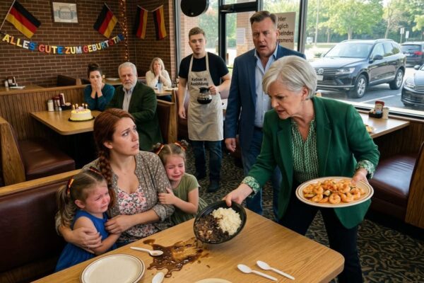 Meine Schwiegermutter zog meinen Töchtern während einer Familienfeier die Garnelen direkt von den Tellern und höhnte: „Die können Reste essen“, ohne die geringste Ahnung zu haben, dass ich bereits etwas vorbereitet hatte, das den gesamten Raum sprachlos machen würde.