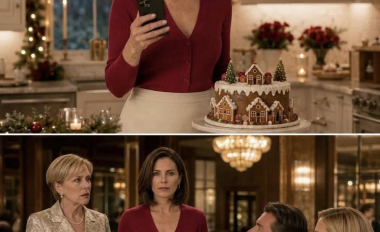 Als Die Weihnachtsüberraschung In Einer Eleganten Torte Versteckt War, Eine Einzige Nachricht Auf Dem Handy Eine Jahrzehntealte Familienlüge Enthüllte Und Ein Unscheinbarer Weißer Karton Das Perfekte Leben Einer Respektierten Familie Vor Den Augen Aller Gäste Für Immer Zerstörte