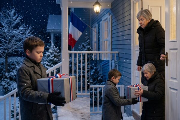 La veille de Noël, mon fils s’est présenté chez mes parents avec un sac de cadeaux. Ma mère a ouvert la porte et a dit : « Cette année, on garde ça petit – seulement une vraie famille. » puis elle l’a fermée. Il rentra seul chez lui. Je n’ai pas élevé la voix. J’ai juste fait quelques changements. Et en quelques heures, mon père m’a bombardé de téléphone.