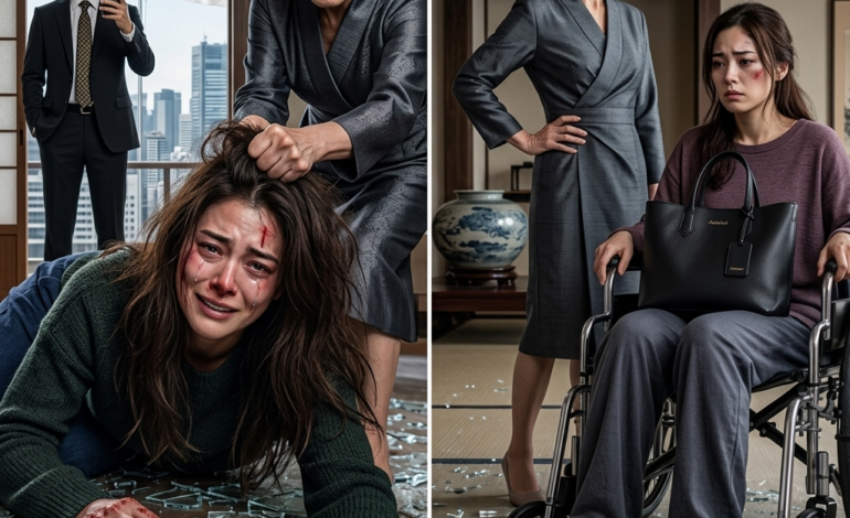 車椅子生活を余儀なくされた私は、残酷な事故の後、無力なまま横たわっていた。  そんな私を義母は車椅子から突き落とし、ガラスの破片が散らばる床へ叩きつけた。  「惨めな獣みたいに叫びなさい。誰も助けになんて来ないわ」  そう吐き捨てると、彼女は私の手をハイヒールで踏みつけた。