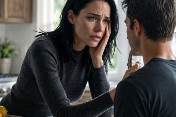 J’ai réparé son évier à minuit. Elle se pencha et dit : « J’ai besoin que tu ailles plus loin »