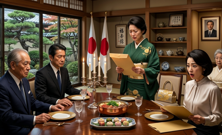 「あなたには、この家を出ていくまであと3日しかないわ。」  姉はまるで塩を取ってほしいと頼むような口調でそう言った。  マホガニーのダイニングテーブルの向こう側で、アンバーは高級ドレスを着て背筋を伸ばし、子どもの頃から見慣れているあの小さな嘲笑を浮かべていた。  母は皿を見つめたまま。  父は急にテーブルクロスの模様に興味を持ったようだった。  そして私は、フォークを握ったまま固まっていた。  誰かが笑い出すのを待ちながら。  誰かがこう言ってくれるのを待ちながら。  「レベッカ、馬鹿なこと言わないで。この家はあなたの家でもあるのよ。」  だが誰も言わなかった。  キャンドルの炎が揺れる。  母が一日かけて作ったローストビーフ
