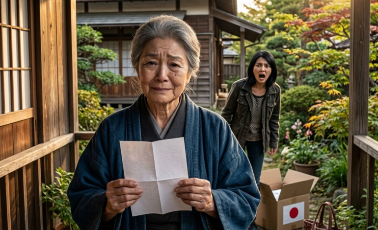 「お母さん、どうしてそんなに固まってるの？」  「ここにもここにもサインして。それから日曜日までにダーチャを空けて。」  「もう私のものなんだから。」  ナスチャは書類を私の鼻先に突きつけた。その顔は、まるで私が店でお釣りを間違えたかのようだった。  娘ではない。  税務調査官だ。  私はゆっくりとエプロンで手を拭いた。ディルとカシスの葉の香りがした。ちょうどキュウリの漬物を仕込んでいるところだった。  そして彼女をじっと見つめながら、こう思った。