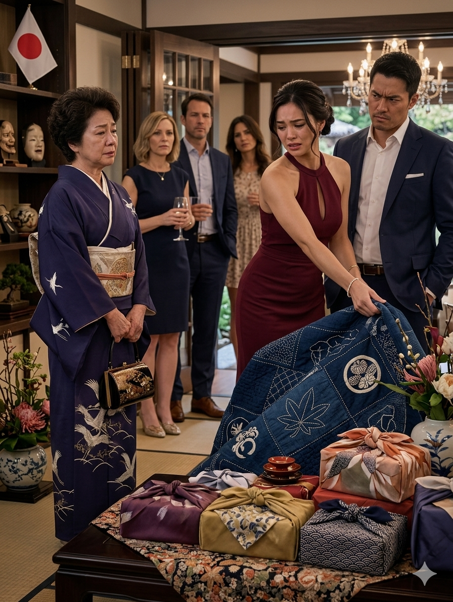 婚約パーティーで、息子の婚約者は私が息子の子ども時代の服を縫い合わせて作ったキルトを脇へ押しやり、「素敵ですね」とだけ言った。まるで私がガラクタでも渡したかのように。私は黙って家へ帰った。そしてその夜、台所のテーブルで、息子が一度も見たことのない耐火金庫を開いた。