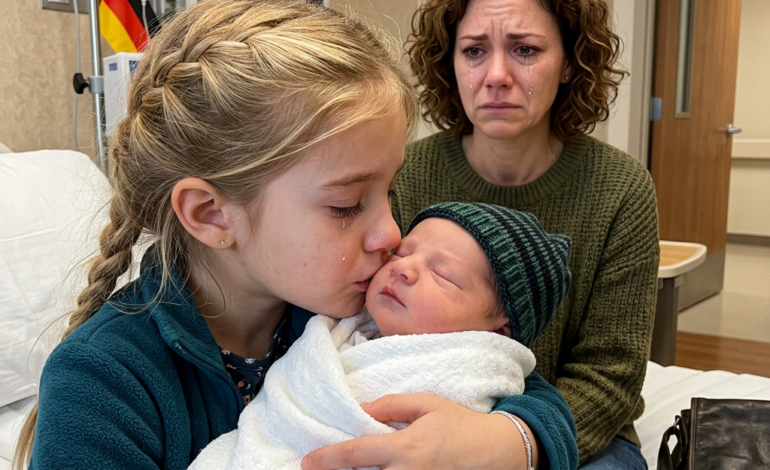 Als meine fünfjährige Tochter ihre neugeborene kleine Schwester zum ersten Mal in den Armen hielt, erwartete ich einen süßen, unschuldigen Moment voller Freude. Doch stattdessen beugte sie sich zu dem Baby und flüsterte leise: „Jetzt muss ich nicht mehr allein mit ihnen sein.“ Diese wenigen Worte trafen mich wie ein Blitz. Zunächst verstand ich nicht, was sie meinte, doch der Ausdruck in ihren Augen ließ mir keine Ruhe. Je mehr ich über ihren Satz nachdachte, desto klarer wurde mir, dass sich dahinter eine erschütternde Wahrheit verbarg, die ich viel zu lange übersehen hatte. Was ich daraufhin über meine Ehe, mein Zuhause und die Erfahrungen meiner Tochter herausfand, erschütterte mein gesamtes Leben. In diesem Moment wusste ich, dass ich nur noch eine Aufgabe hatte: meine beiden Töchter zu schützen, die Wahrheit ans Licht zu bringen und einen Weg zu finden, der uns endlich in Sicherheit führte.
