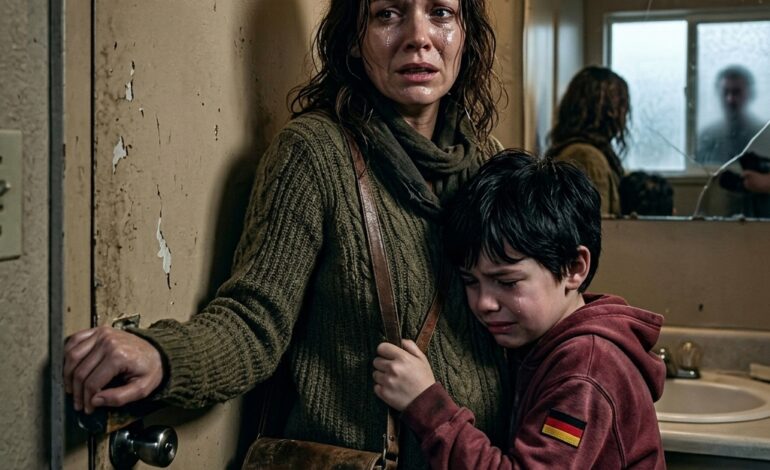 Gerade als mein Ehemann das Flugzeug bestieg und alles wie ein gewöhnlicher Tag zu verlaufen schien, drückte mein sechsjähriger Sohn plötzlich meine Hand so fest, dass ich erschrak. Mit zitternder Stimme flüsterte er: „Mama, wir dürfen nicht nach Hause gehen. Ich habe heute Morgen gehört, wie Papa etwas Schreckliches über uns gesagt hat.“ Seine Angst war so echt, dass mir sofort das Herz schwer wurde. Ohne lange nachzudenken, nahm ich seine Worte ernst und brachte uns an einen Ort, an dem uns niemand finden konnte. Doch während wir uns versteckten und ich verzweifelt versuchte zu verstehen, was wirklich vor sich ging, begann sich vor meinen Augen eine Reihe von Ereignissen zu entfalten, die jede meiner schlimmsten Befürchtungen übertraf. Als ich schließlich die Wahrheit erkannte, war ich vor Entsetzen wie gelähmt. Was mein Sohn zufällig mitgehört hatte, enthüllte ein Geheimnis, das nicht nur unsere Familie, sondern unser gesamtes Leben für immer verändern sollte.