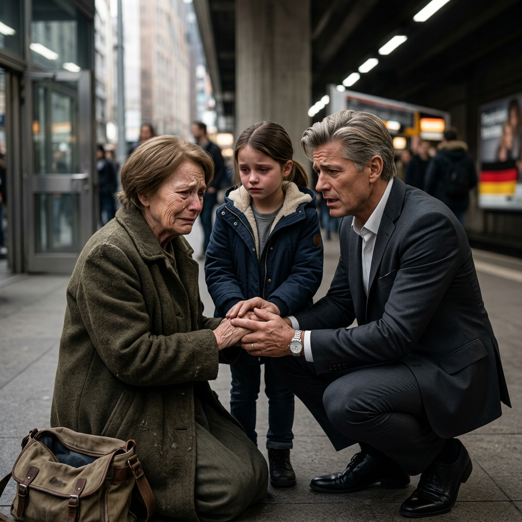 Als ein mächtiger Milliardär zufällig das ungewöhnliche Zeichen am Handgelenk einer scheinbar gewöhnlichen Bettlerin bemerkte, glaubte er zunächst an einen bedeutungslosen Zufall. Doch innerhalb weniger Augenblicke wurde ihm klar, dass dieses kleine Symbol mit einem Geheimnis verbunden war, das seit mehr als dreißig Jahren verborgen geblieben war. Getrieben von Fragen, die ihm keine Ruhe mehr ließen, begann er nach der Wahrheit zu suchen. Was er dabei entdeckte, verband auf unerwartete Weise Reichtum und Armut, Vergangenheit und Gegenwart sowie Schicksale, die niemals hätten aufeinandertreffen sollen. Je tiefer er grub, desto deutlicher wurde, dass die Bettlerin nicht die Person war, für die alle sie hielten – und dass die Enthüllung der Wahrheit das Leben beider für immer verändern würde.