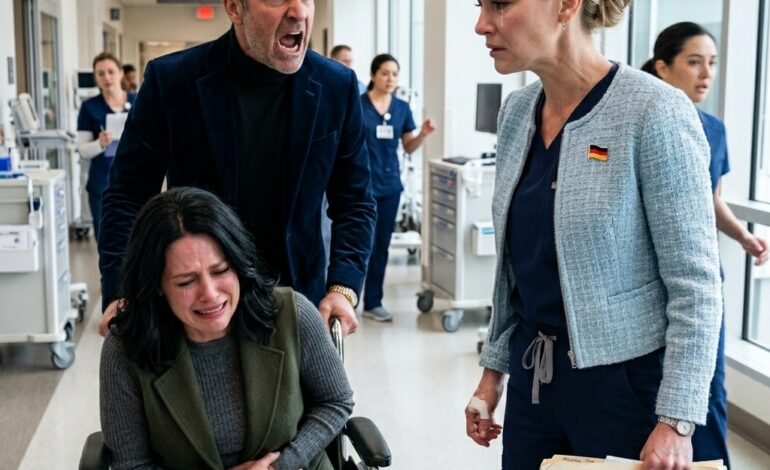 „Während Ärzte um das Leben meines ungeborenen Kindes kämpften, mein Ehemann mich auf dem Krankenhausflur anschrie, seine Schwester eine schockierende Akte in den Händen hielt und die ganze Familie glaubte, ich hätte sie jahrelang belogen, enthüllte ein einziger medizinischer Bericht eine Wahrheit, die niemand erwartet hatte“