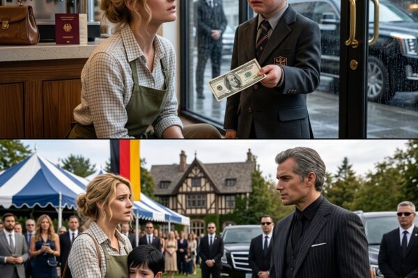 „Ich gebe Ihnen 100 Dollar, wenn Sie heute einfach so tun, als wären Sie meine Mutter“, bat der einsame Sohn eines milliardenschweren Mafia-Bosses mit zitternder Stimme eine unscheinbare, schüchterne Frau. Die Umstehenden hielten es für die traurige Bitte eines verlassenen Kindes. Doch als die Frau sich zu ihm hinunterbeugte und leise antwortete: „Behalte dein Geld, Kleiner – Männer wie dein Vater bezahlen nicht mit Geld, sondern mit Geheimnissen“, veränderte sich alles. In diesem Moment begann eine Kette von Enthüllungen, die verborgene Wahrheiten ans Licht brachte und ein jahrzehntelang gehütetes Geheimnis aufzudecken drohte, das selbst die mächtigsten Menschen erschüttern konnte.
