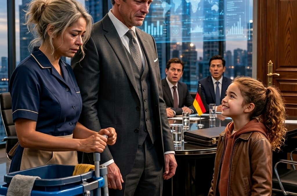Das kleine Mädchen wurde ursprünglich mit einer einzigen Aufgabe in das Leben des Milliardärs geschickt: sein mächtiges Imperium von innen heraus zu zerstören und alles zu Fall zu bringen, was er über Jahrzehnte aufgebaut hatte. Niemand ahnte, wer wirklich hinter diesem Plan steckte oder welche Rolle das unscheinbare Kind darin spielte. Doch je näher sie ihm kam, desto mehr veränderte sich alles. Schließlich traf sie eine Entscheidung, mit der niemand gerechnet hatte – und anstatt seinen Untergang herbeizuführen, rettete sie sein Unternehmen, enthüllte ein verborgenes Komplott und wurde zur Schlüsselfigur einer Wahrheit, die das Schicksal des gesamten Imperiums für immer verändern sollte.