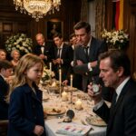 Während die reichsten und einflussreichsten Gäste beim luxuriösen 65. Geburtstagsdinner eines Milliardärs feierten, öffneten sich plötzlich die Türen des festlich geschmückten Saals. Ein kleines Mädchen in abgetragenen, zerlumpten Kleidern trat zögernd ein und zog sofort die verwunderten Blicke aller Anwesenden auf sich. Ohne Angst ging sie direkt auf den Tisch des Jubilars zu und legte eine alte Taschenuhr vor ihn. In dem Moment, als der Milliardär die Uhr erkannte, wich die Farbe aus seinem Gesicht. Was wie eine bedeutungslose Geste eines armen Kindes aussah, entpuppte sich als der Schlüssel zu einem lange verborgenen Geheimnis, das seine Familie, sein Vermögen und seine gesamte Vergangenheit für immer erschüttern sollte.