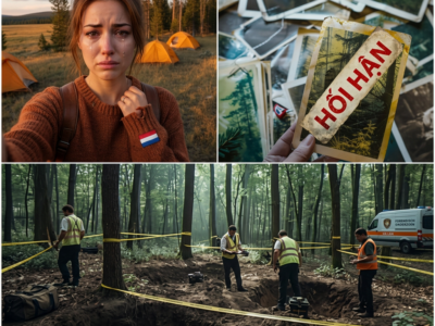 Het mysterieuze verdwijnen van een jonge studente tijdens een onschuldige kampeerreis, de angstige zoektocht van haar familie, verborgen foto’s uit een donker bos en een ontdekking die tientallen jaren aan geheimen, leugens en onverwerkte misdaden blootlegde