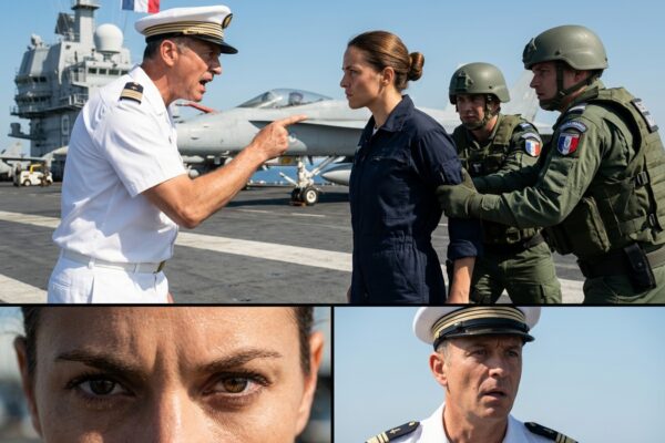 Ils ont essayé de la traîner hors du podium et de la faire virer. Puis les hommes les plus dangereux de la base entendirent son indicatif d’appel oublié… Et tout s’est figé.