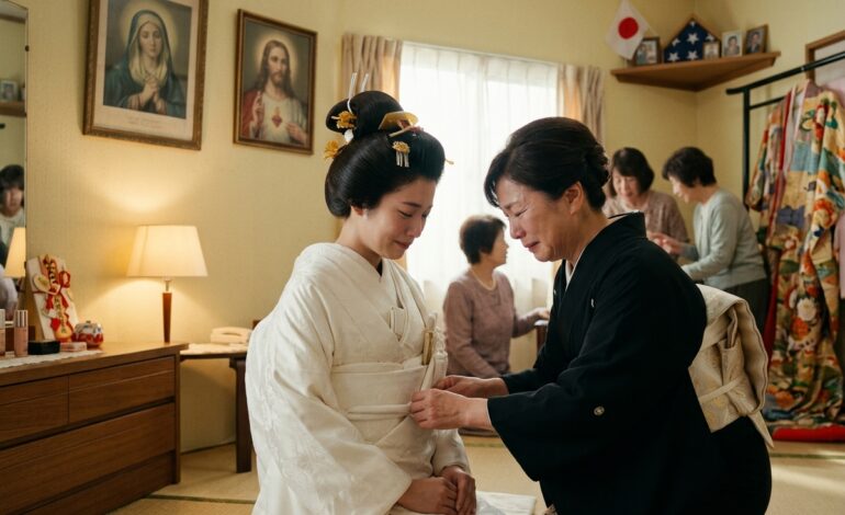 大きなハシエンダ（大農園）の豪華な寝室で、ルシアが重い純白のウェディングドレスを床に落とした瞬間、アレハンドロ・ビジャヌエバは彼女の体に刻まれた深い傷跡を目にした。  そして、恐怖に息をのんだ。  つい先ほどまで愛情に満ちていた彼の視線は、衝撃と戸惑いへと変わった。  まるで、自分の人生を根底から揺るがす裏切りを発見してしまったかのように。  数時間前。