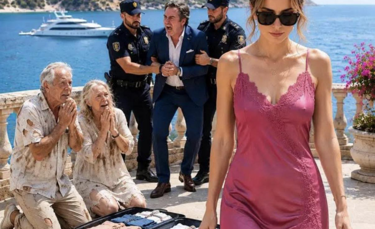 Als eine junge Frau in einem rosafarbenen Seidenkleid die luxuriöse Küstenvilla ihrer milliardenschweren Familie verließ, während hinter ihr Handschellen klickten, jahrzehntelange Geheimnisse ans Licht kamen, ein mächtiger Geschäftsmann verhaftet wurde und zwei alte Menschen auf Knien um Vergebung flehten, begann die schockierendste Geschichte von Verrat, Gier, verlorener Liebe und unerwarteter Rache, die eine ganze Dynastie für immer zerstören sollte