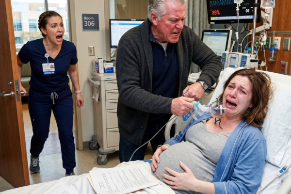Als Mein Eigener Vater Im Krankenhaus Versuchte Mich Von Meinem Ungeborenen Kind Zu Trennen, Enthüllte Eine Verzweifelte Krankenschwester Ein Familiengeheimnis, Das Drei Jahrzehnte Lang Versteckt Wurde Und Unser Leben Für Immer Veränderte