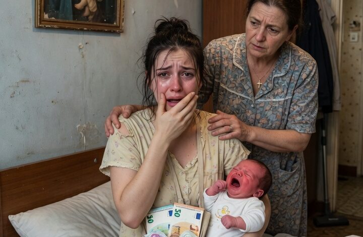 **Sie floh mitten in der Nacht mit ihrem Baby … ohne zu wissen, dass die Geldscheine in der Wickeltasche ihr Leben zerstören würden.**