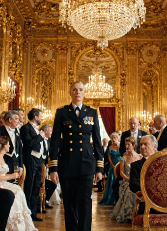 « Va te changer—tu as l’air radin, » rigola mon père après avoir abîmé ma robe… Je suis revenu en uniforme de général — et la pièce est tombée dans le silence. « Attends… Ce sont deux étoiles ? »